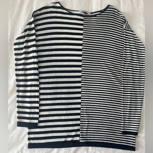 Alexander Wang Striped Long Sleeve Top
